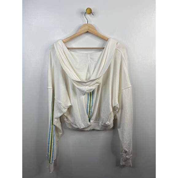 Free People Combo X Fp Movement Grand Slam Sweat Striped Hoodie Size: Medium NWT - Picture 5 of 6